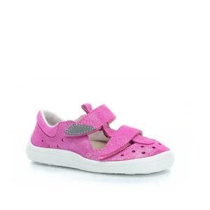 BEDA SANDÁLY JANETTE Pink Sparkle | Dětské barefoot sandály - 28