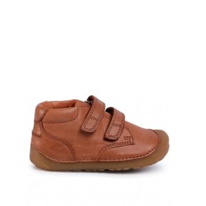 BUNDGAARD PETIT VELCRO Cognac WS | Dětské celoroční barefoot boty - 23