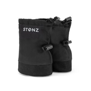 STONZ BOOTIE Black | Dětské barefoot návleky na nohy - 18–19