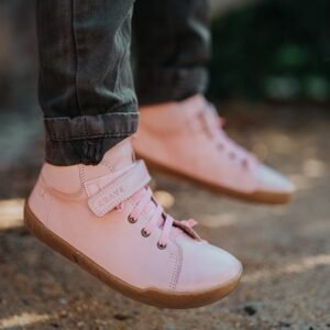 CRAVE BERGEN WINTER Pink | Dětské zimní zateplené barefoot boty - 29