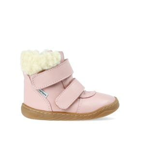 PEGRES ZIMNÍ SKINNY SBF42 Růžová | Dětské zimní zateplené barefoot boty - 29