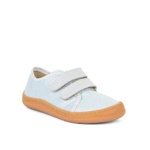 FRODDO SNEAKER CANVAS II Silver | Dětské barefoot tenisky - 24