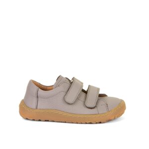 FRODDO TENISKY LEATHER D-VELCRO II Light Grey | Dětské barefoot tenisky - 29