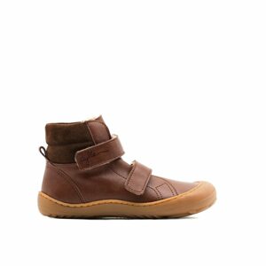 AYLLA BAREFOOT CHIRI Kids Brown | Zimní barefoot boty - 27