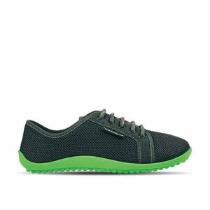 LEGUANO AKTIV Anthracite Green | Sportovní barefoot boty - 37