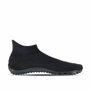 LEGUANO SNEAKER Black | Ponožkové barefoot boty - 42–43