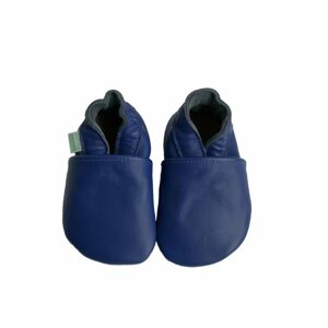 HOPI HOP BAREFOOT KOŽENÉ CAPÁČKY Tmavě modré | Dětské barefoot capáčky - 18