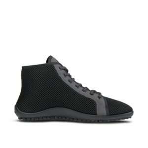 LEGUANO AKTIV PLUS Black | Kotníkové barefoot boty - 37