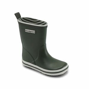 BUNDGAARD CLASSIC RUBBER BOOT Army | Dětské barefoot holínky - 22