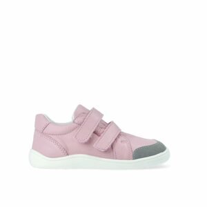 BABY BARE FEBO GO Grey Pink Asfaltico | Dětské barefoot tenisky - 25