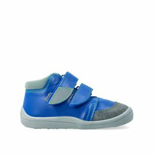 BEDA CELOROČNÍ MATT Blue - užší kotník | Dětské barefoot celoroční boty - 22