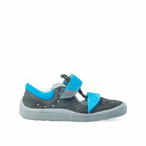 BEDA SANDÁLY ROBIN Grey Blue | Dětské barefoot sandály - 29