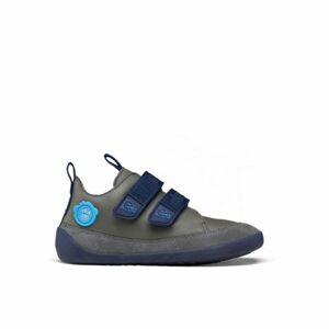 AFFENZAHN LEATHER SNEAKER BUDDY BEAR Grey Blue