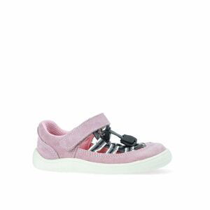 BABY BARE FEBO SUMMER Grey/Pink | Dětské barefoot sandály - 25