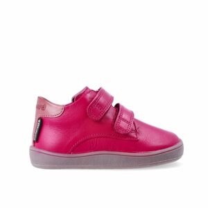 BUNDGAARD BLAKE VELCRO Dark Pink VB | Dětské celoroční barefoot boty - 26