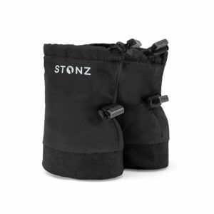 STONZ BOOTIE Black | Dětské barefoot návleky na nohy - 24–25