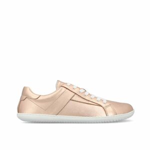 GROUNDIES MELBOURNE LEATHER WOMEN Metallic Rose | Dámské barefoot tenisky - 38