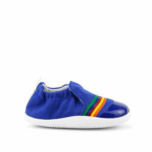 BOBUX SCAMP Blueberry - Red Rainbow | Dětské první barefoot botičky - 19