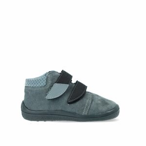 BEDA CELOROČNÍ VELUR BLACK MOON Grey | Dětské celoroční barefoot boty - 31