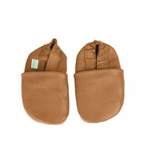 HOPI HOP BAREFOOT KOŽENÉ CAPÁČKY Koňak | Dětské barefoot capáčky - 20–21