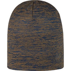 Tmavě hnědá žíhaná čepice Buff Dryflx Beanie 1180993151000 Velikost: ONE SIZE