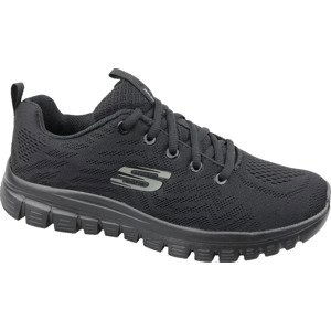 ČERNÉ DÁMSKÉ TENISKY SKECHERS GRACEFUL GET CONNECTED 12615-BBK Velikost: 37.5