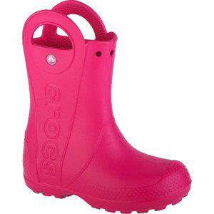 RŮŽOVÉ HOLÍNKY CROCS HANDLE IT RAIN BOOT KIDS 12803-6X0 Velikost: ONE SIZE