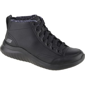 ČERNÉ KOTNÍKOVÉ BOTY SKECHERS ULTRA FLEX 2.0-PLUSH ZONE 13358-BBK Velikost: 37