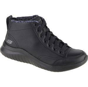 ČERNÉ KOTNÍKOVÉ BOTY SKECHERS ULTRA FLEX 2.0-PLUSH ZONE 13358-BBK Velikost: 38