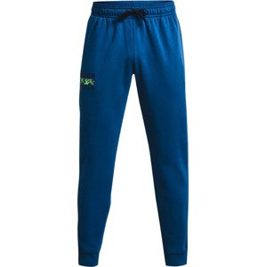 PÁNSKÉ TEPLÁKY UNDER ARMOUR RIVAL FLEECE SIGNATURE JOGGERS 1366366-432 Velikost: M