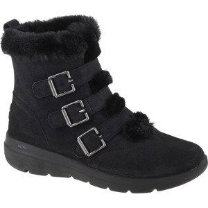 ČERNÉ BOTY SKECHERS GLACIAL ULTRA - BUCKLE UP 144154-BBK Velikost: 36