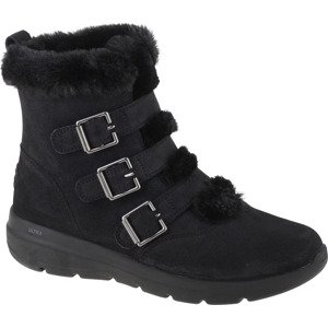 ČERNÉ BOTY SKECHERS GLACIAL ULTRA - BUCKLE UP 144154-BBK Velikost: 38