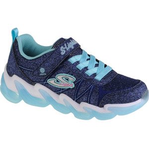 MODRÉ DÍVČÍ TENISKY SKECHERS HYPER SURGE 302330L-NVTQ Velikost: 31