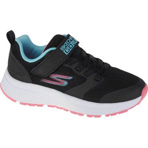 ČERNÉ DÍVČÍ TENISKY SKECHERS GO RUN CONSISTENT - VIBRANT DASH 302409L-BLK Velikost: 31