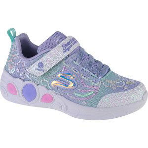 TŘPYTIVÉ DÍVČÍ SVÍTÍCÍ TENISKY SKECHERS PRINCESS WISHES 302686L-LVMT Velikost: 29