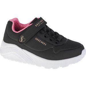 ČERNÉ DÍVČÍ TENISKY SKECHERS UNO LITE 310451L-BKRG Velikost: 28