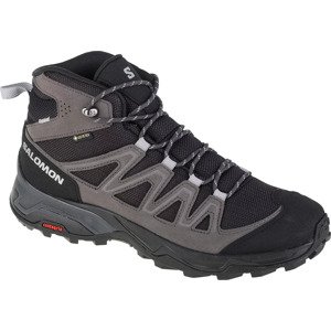 ŠEDÁ TURISTICKÁ OBUV SALOMON X WARD LEATHER MID GTX 471817 Velikost: 43 1/3