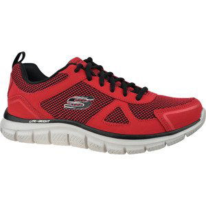 ČERVENÉ TENISKY SKECHERS TRACK-BUCOLO 52630-RDBK Velikost: 44