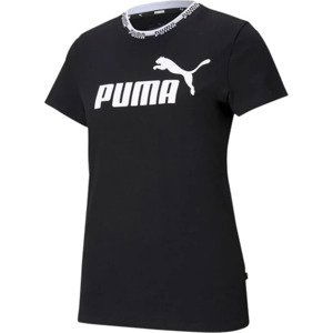 ČERNÉ DÁMSKÉ TRIČKO PUMA AMPLIFIED GRAPHIC T-SHIRT 585902-01 Velikost: M