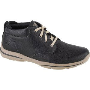 ČERNÉ PÁNSKÉ KOTNÍKOVÉ BOTY SKECHERS HARPER MELDEN 64857-BLK Velikost: 41