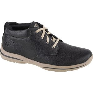 ČERNÉ PÁNSKÉ KOTNÍKOVÉ BOTY SKECHERS HARPER MELDEN 64857-BLK Velikost: 43