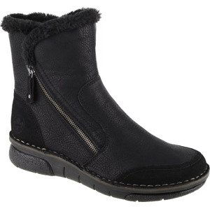 ČERNÉ DÁMSKÉ ZIMNÍ BOTY RIEKER BOOTIES 73371-00 Velikost: 36