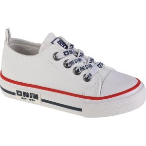 BÍLÉ DĚTSKÉ PLÁTĚNKY BIG STAR SHOES J KK374042 Velikost: 22