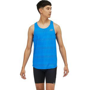 MODRÝ SPORTOVNÍ NÁTĚLNÍK NEW BALANCE Q SPEED JACQUARD TANK MT13276SBU Velikost: L