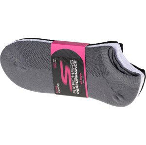 BAREVNÁ SADA PONOŽEK SKECHERS 3PK WOMENS SUPER STRETCH SOCKS S101720-WBK Velikost: ONE SIZE