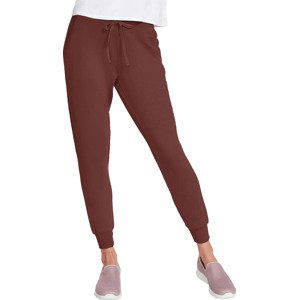 HNĚDÉ DÁMSKÉ TEPLÁKY SKECHERS SKECHLUXE RESTFUL JOGGER PANT W03PT49-BUBR Velikost: M