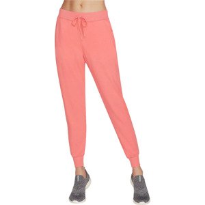 KORÁLOVÉ DÁMSKÉ TEPLÁKY SKECHERS SKECHLUXE RESTFUL JOGGER PANT W03PT49-CRL Velikost: L