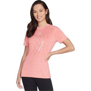 MERUŇKOVÉ TRIČKO SKECHERS DIAMOND BLISSFUL TEE W1TS327-CRL Velikost: XS