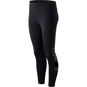 ČERNÉ DÁMSKÉ LEGÍNY NEW BALANCE ACHIEVER 7/8 TIGHT WP13155BK Velikost: M