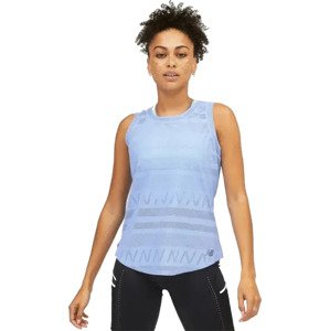 SVĚTLE MODRÉ SPORTOVNÍ TÍLKO NEW BALANCE Q SPEED JACQUARD TANK WT13276VVO Velikost: S